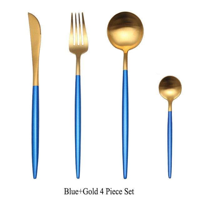 Luxury Gold Cutlery Set