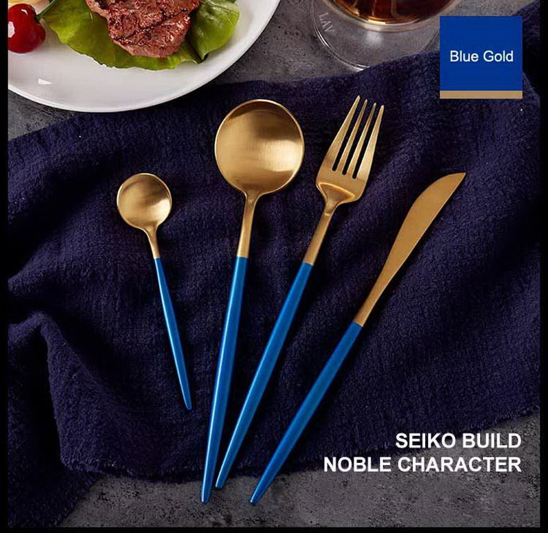 Luxury Gold Cutlery Set