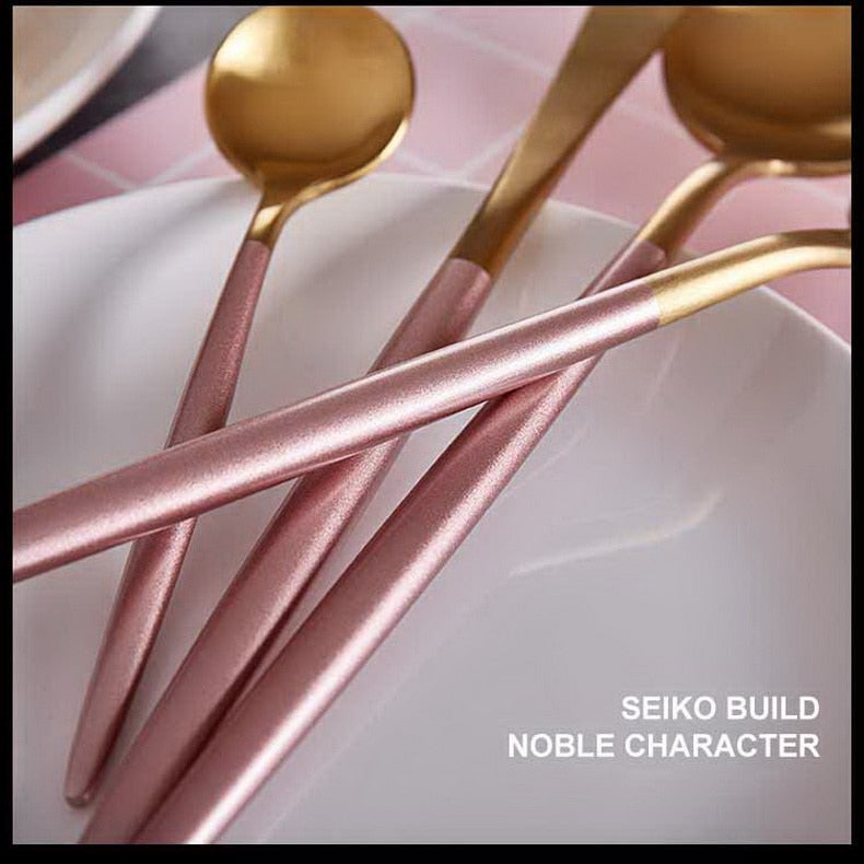 Luxury Gold Cutlery Set