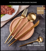 Luxury Gold Cutlery Set