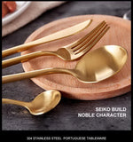 Luxury Gold Cutlery Set