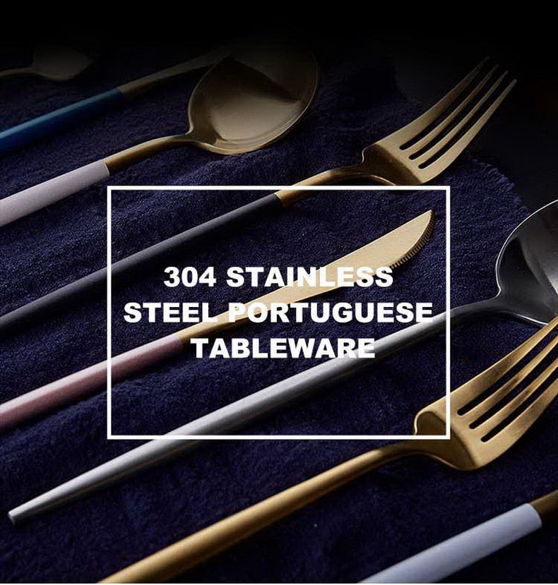 Luxury Gold Cutlery Set