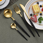 Luxury Gold Cutlery Set