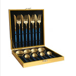 Luxury Box of Gold Cutlery Set (multiple options)