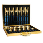 Luxury Box of Gold Cutlery Set (multiple options)