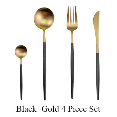 Luxury Gold Cutlery Set