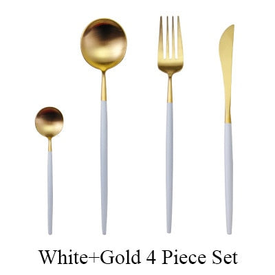 Luxury Gold Cutlery Set